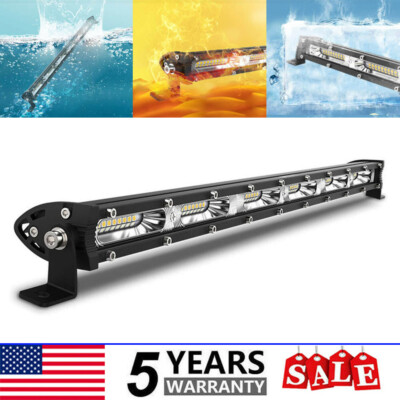 20'' Spot LED Work Light Bar Lamp Driving Fog Offroad SUV 4WD Car Boat Truck