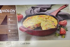 Analon Vesta 10" Cast Iron Skillet( New) Has Damage ***