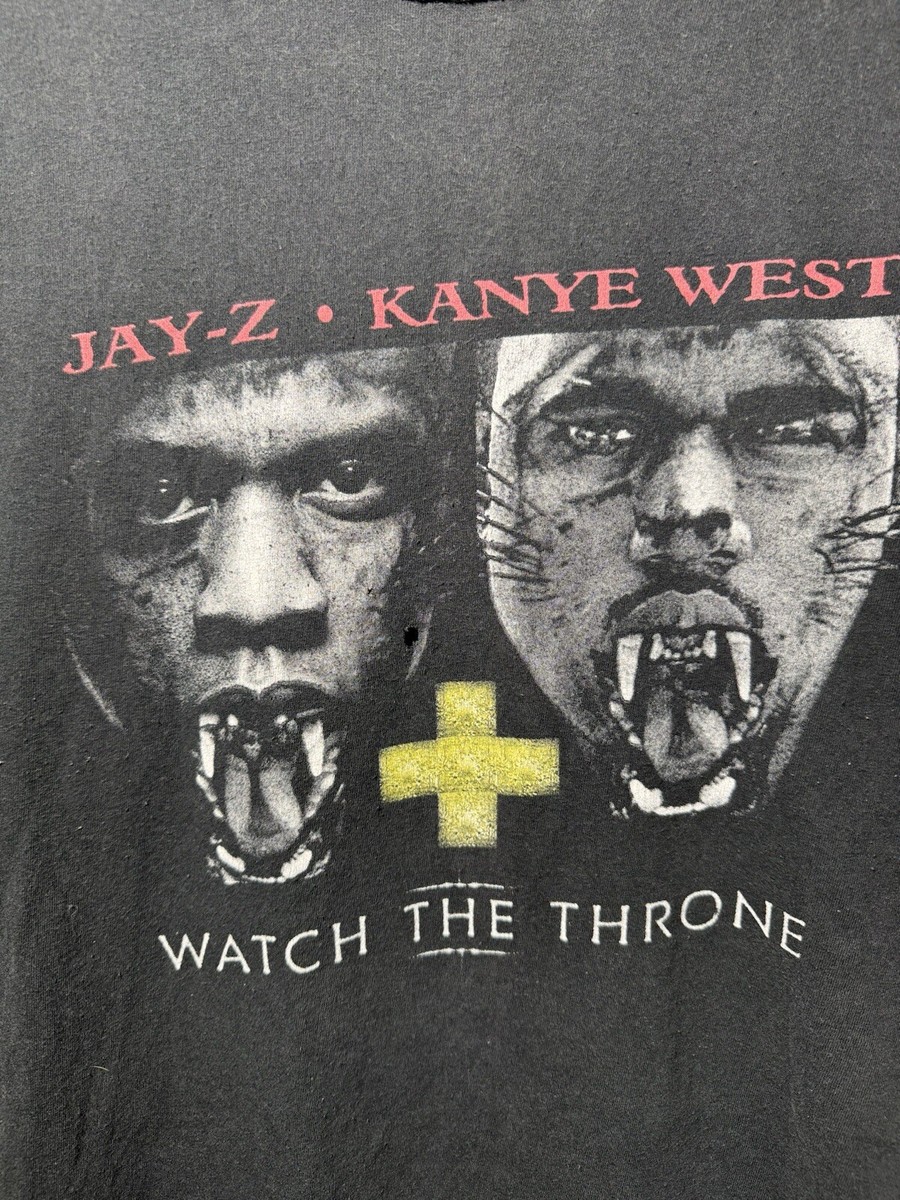 Vintage 2011 Watch The Throne Tour Concert T-Shirt Jay-Z