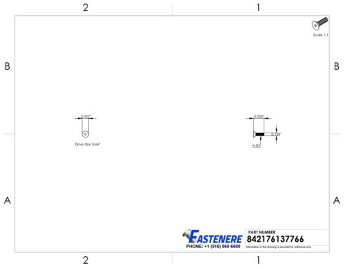 Tornillos de tapa de cabeza plana de 6-40 x 1/2" grado 8 acero óxido negro cantidad 100 - Imagen 2 de 7