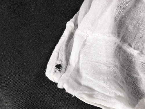 Antique Fashion Victorian c . 1860s Crinoline Era Muslin Skirt / Petticoat - 第 20/20 張圖片