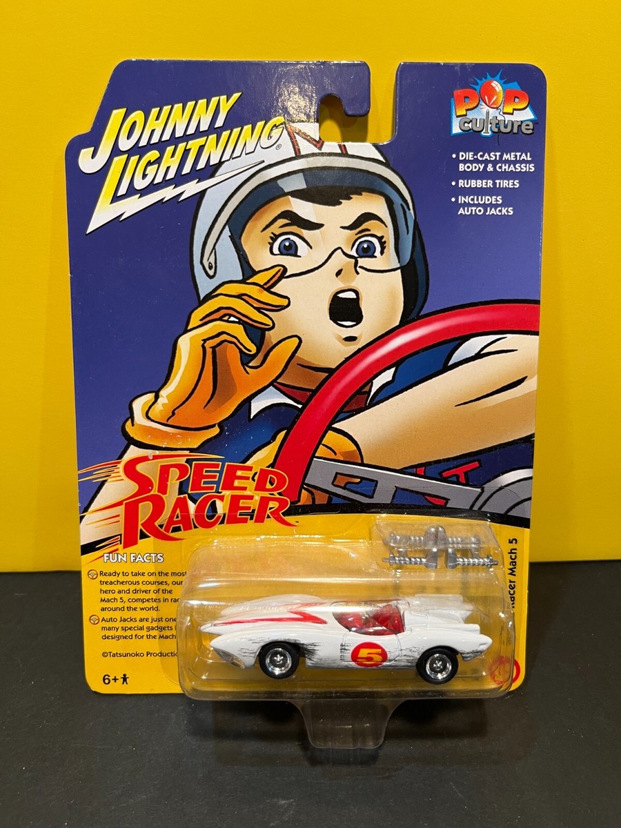 1/64 JOHNNY LIGHTNING SPEED RACER MACH 5 STILTS WHITE RACE VERSION