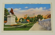 Nashville Tennessee TN Postcard Jackson Monument Capitol Grounds
