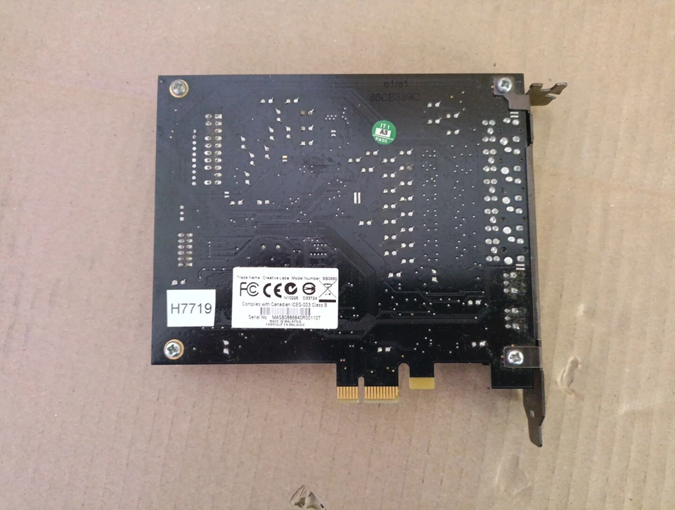 Soundkarte CREATIVE SOUNDBLASTER SB0880 Sound card X-Fi Titanium D3 7.1 SOUND - Bild 4 von 4
