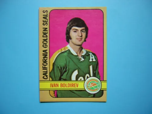 1972/73 O-PEE-CHEE NHL HOCKEY CARD #41 IVAN BOLDIREV ROOKIE NM SHARP!! 72/73 OPC