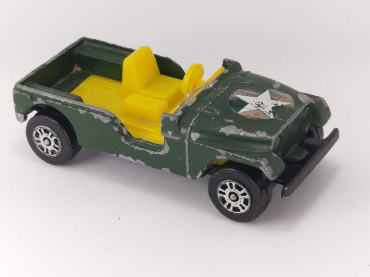 1983 Corgi Jeep CJ-6 US Army Jeep 1/64 Scale Die-Cast Used
