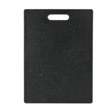 Kitchen Cutting Board Dishwasher Safe w/ Handle, Midnight Granite Color, 8.5x11"