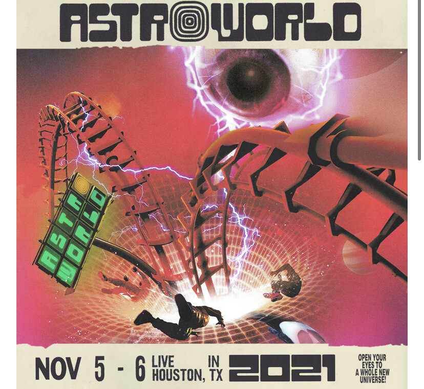 Travis Scott Astroworld Astrofest Tickets Nov 5-6 2-Day GA 1
