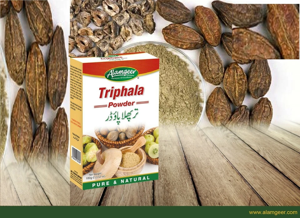 ALAMGEER Triphala Powder Pure Natural Herbal Ayurvedic Health Care 100g