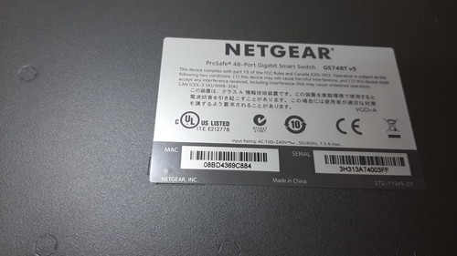 Netgear 48-Port Gigabit Ethernet Smart Switch With 2 Dedicated SFP Ports - Picture 5 of 10