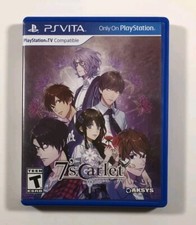 CASE AND ART CARDS ONLY, NO GAME - 7'sCarlet PlayStation Vita - PLEASE READ