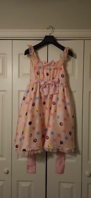 Polka Dot Chocolate JSK, Angelic Pretty, 0p ~ 4p size, Pink
