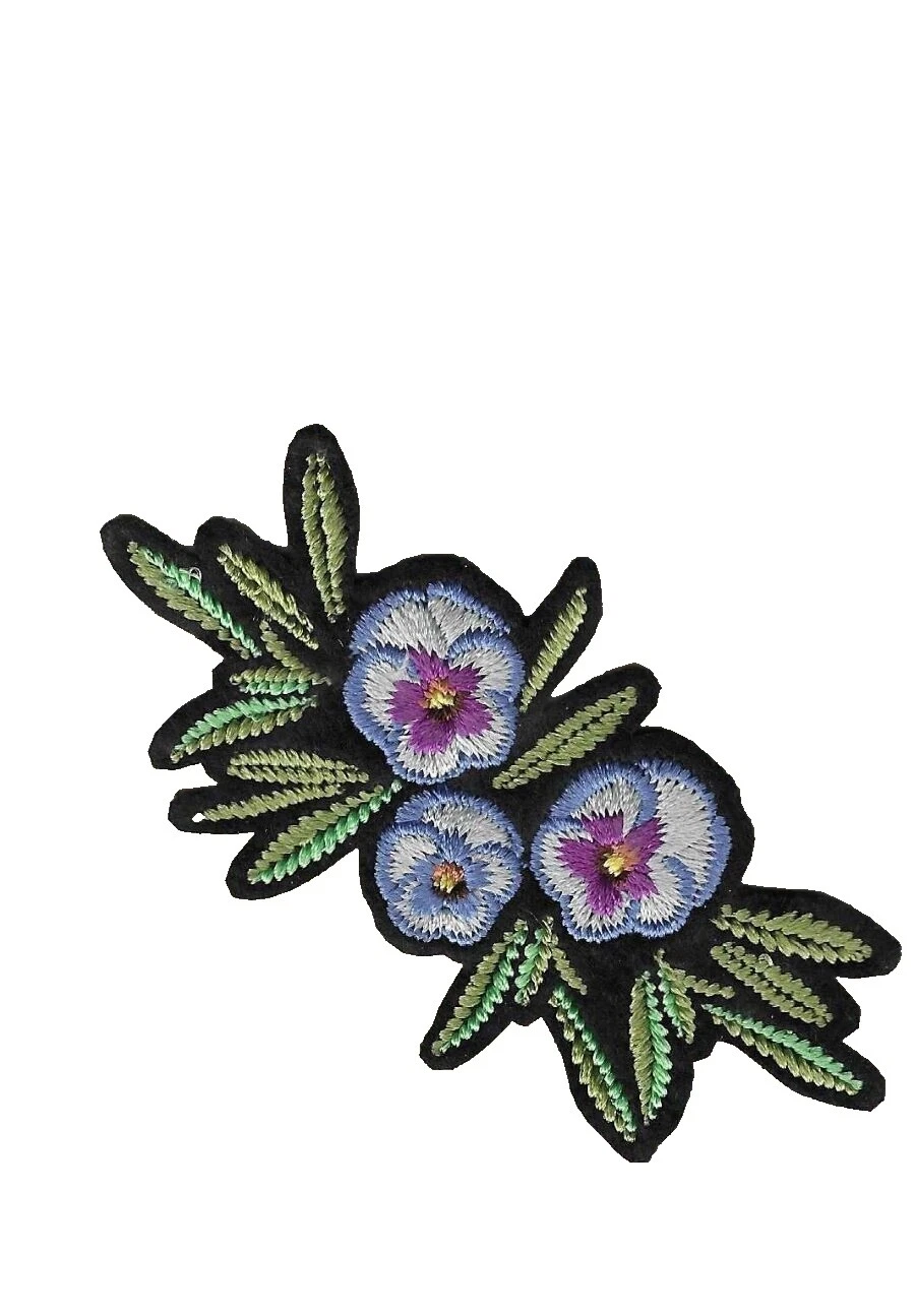 Flowers & Plants Embroidered Sewing Patches