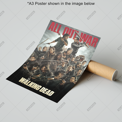 The Walking Dead AMC Season 3 Wall Art Print Poster A1 A2 A3 A4 - Foto 7