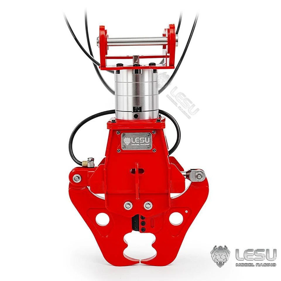 270°Rotatable Metal Hydraulic Shear Clamp for LESU Aoue C374F 1/14 RC Excavator - Image 3 of 4