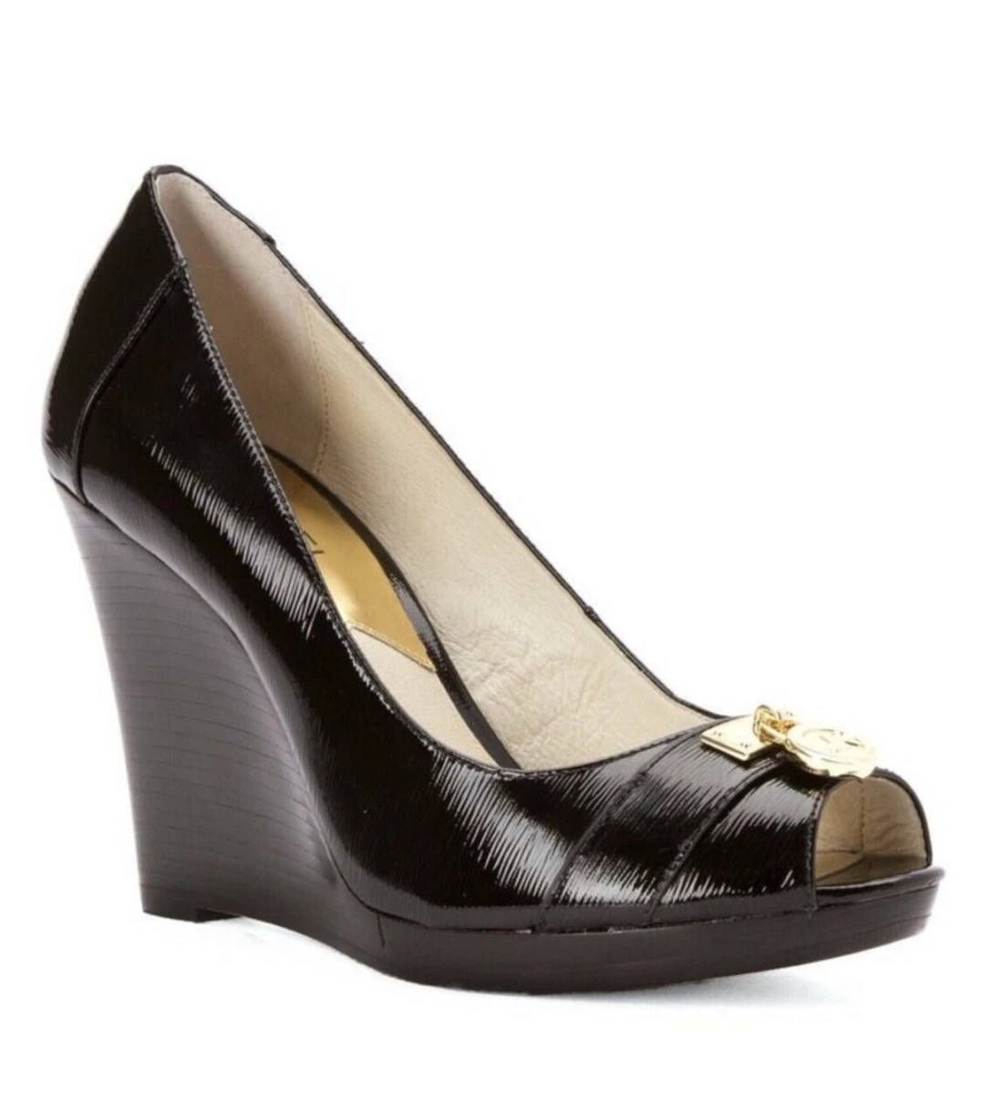 Michael kors hamilton best sale wedges
