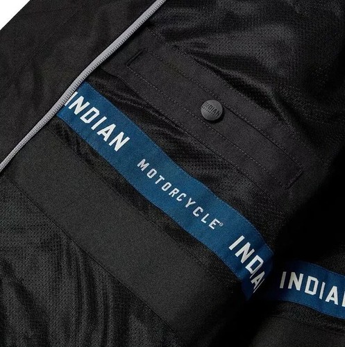 Indian Motorcycle Men's Markay Jacket Black 286466809 XL - Foto 8 di 8