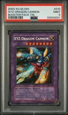PSA 9 - Yu-Gi-Oh Card - BPT-010 - XYZ DRAGON CANNON (secret rare holo) - MINT