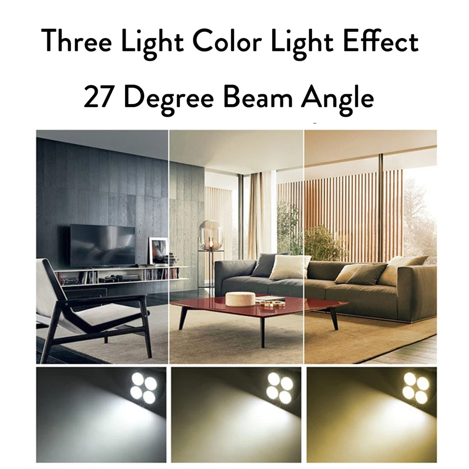 27 Degree PAR30 E27 LED Spotlight 35W 45W Light Bulb White Bright Lamps 240V RE - Image 3 of 4