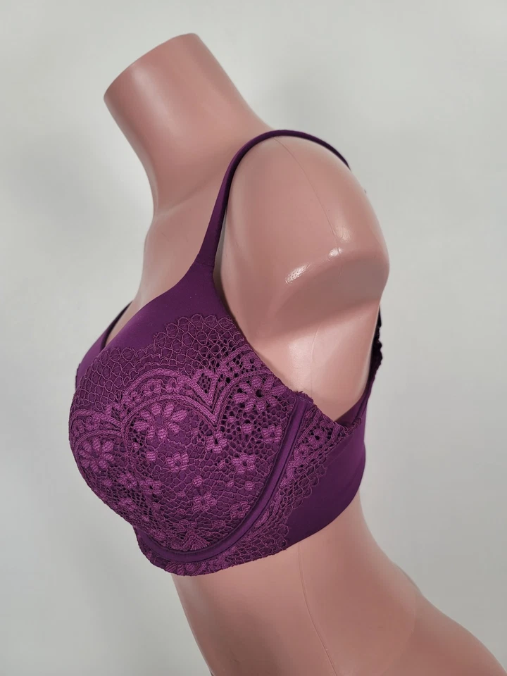 Victoria's Secret Lined Demi T Shirt Padded Lined Bra 36DDD Sexy Underwire - Image 4 of 4
