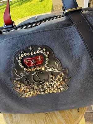 Christian Louboutin BAGDAMON Bag Damon Emblem Decorated Leather