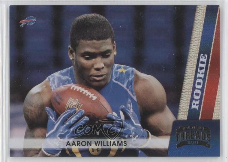 2011 Panini Threads Rookie Century Proof Gold 33/100 Aaron Williams #151 0x5
