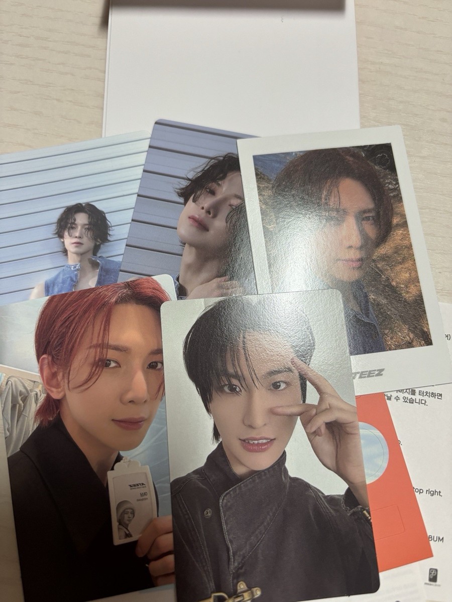 ATEEZ [GOLDEN HOUR Part.3] Yeosang Autographed Signed Album Poca