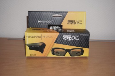 Hi-Shock 3D Brille DLP Link - C+D3PG Black Diamond NEU OVP