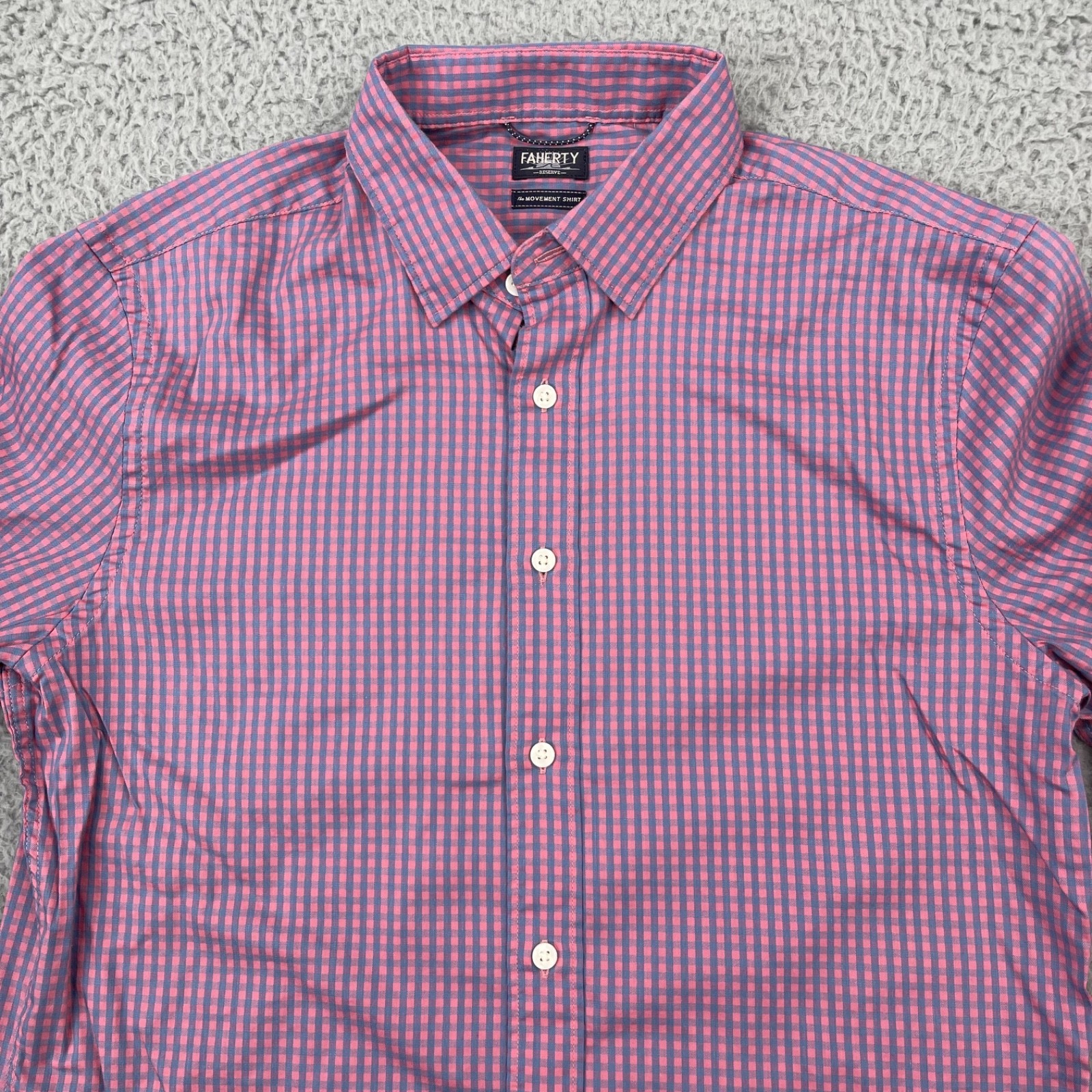 Faherty Movement Performance Button-Up Shirt Mens… - image 2