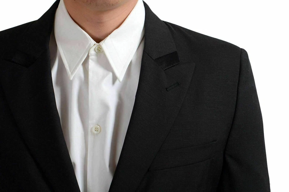 Blazer para hombre Marc Jacobs 100 % lana gris dos botones US 42 IT 52 Foto 3 de 4