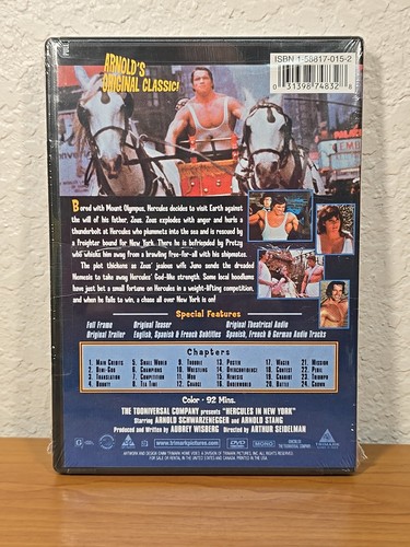 Hercules in New York (DVD 1970) Arnold Schwarzenegger NEW/SEALED - Picture 2 of 2