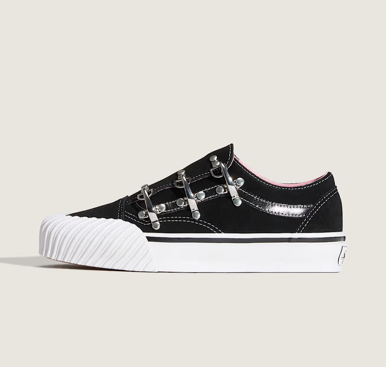 Vans Premium Old Skool Wrap Karina Shoes in Black and White All Sizes