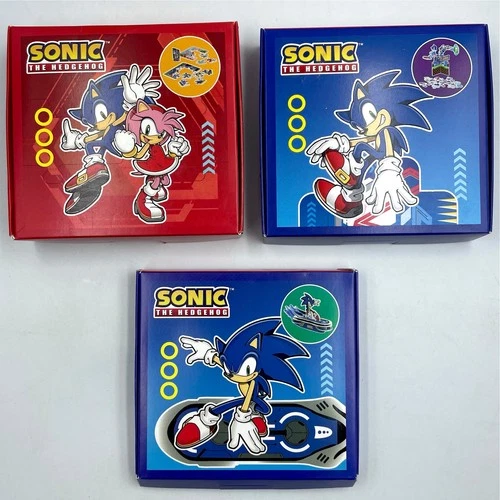 McDonalds Happy Meal • 3 x Sonic The Hedgehog Toys • Sega (2024) Jigsaw Balance