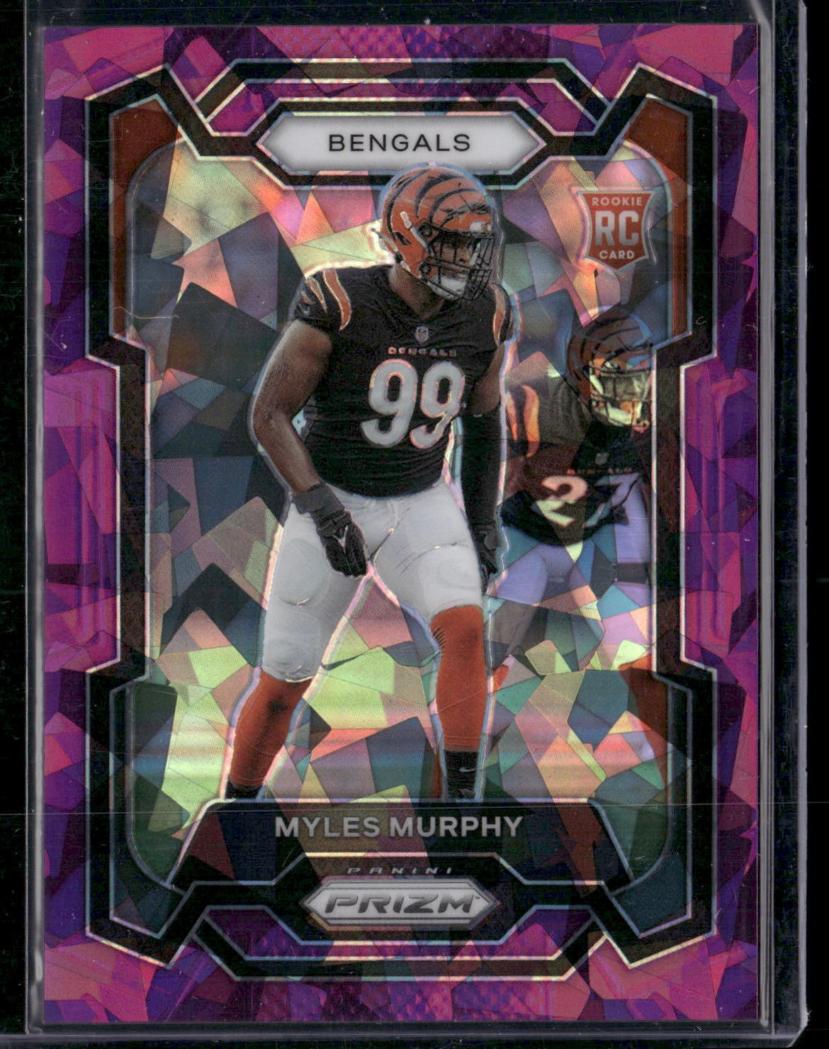2023 Panini Prizm Myles Murphy Purple Ice Prizm RC 063/225 #320 Bengals
