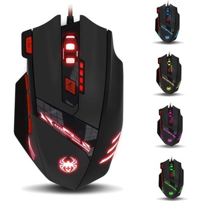 T90 Gaming Mouse 9200 DPI 8 Buttons, Multi-Mode LED, USB Gaming Mouse, Weight...