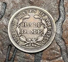 1858 Liberty Seated Half Dime USA 🇺🇸 Historic Silver Coin 🪙