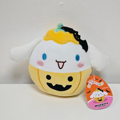 Squishmallows Sanrio Hello Kitty Freunde Zimtpoll Kürbis Halloween 6,5 Zoll Neu mit Etikett