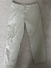Liz Claiborne Women  s Stretch Ankle Pants Khaki Beige Size 12