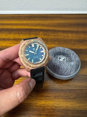 Zelos HAMMERHEAD V3 300M Bronze MOP 44mm Watch