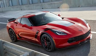 2017 Corvette C7 Grand Sport in Red Model in 1:18 Scale by AUTOart