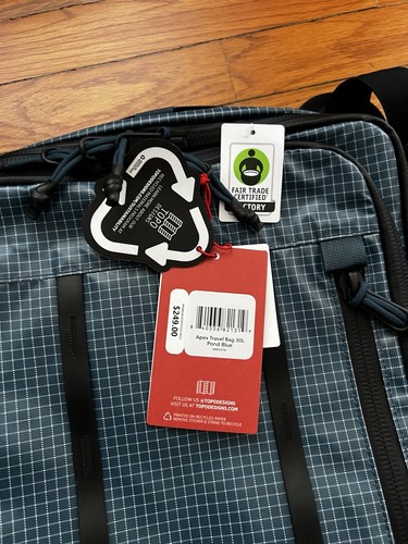 Topo Designs Apex Travel Bag 30L Backpack, Pond Blue - Bild 8 von 15