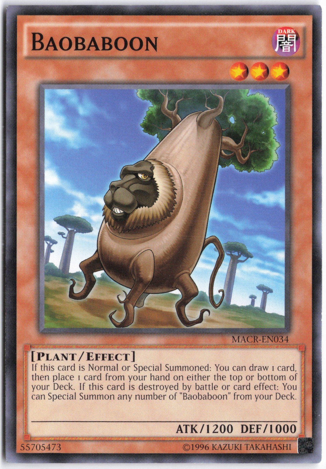 Yugioh - Baobaboon MACR-EN034 Unlimited - Maximum Crisis
