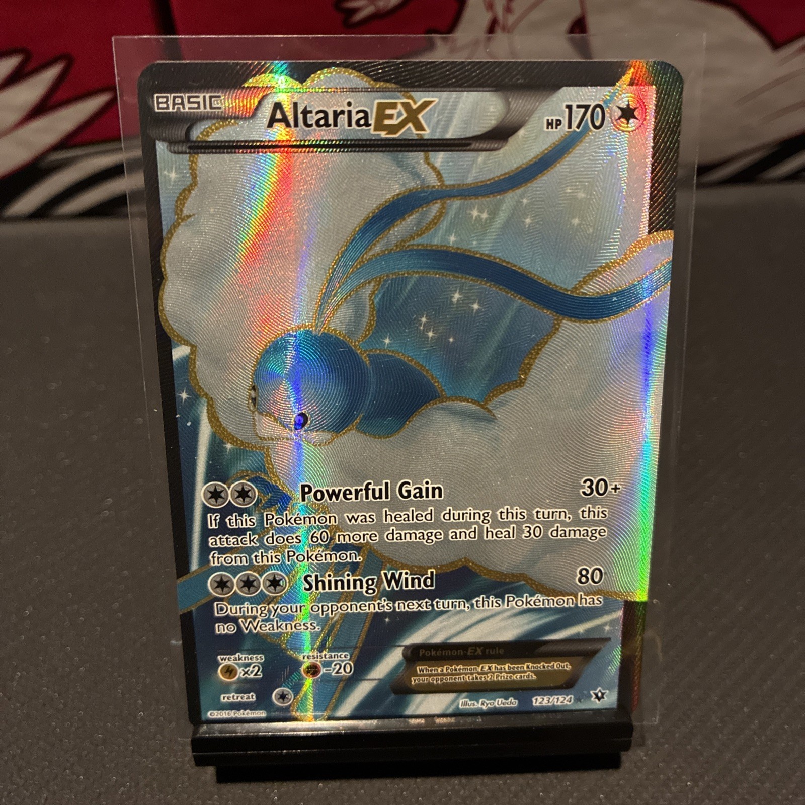 ALTARIA EX - 123/124 XY: Fates Collide Pokemon TCG - FULL ART 2016