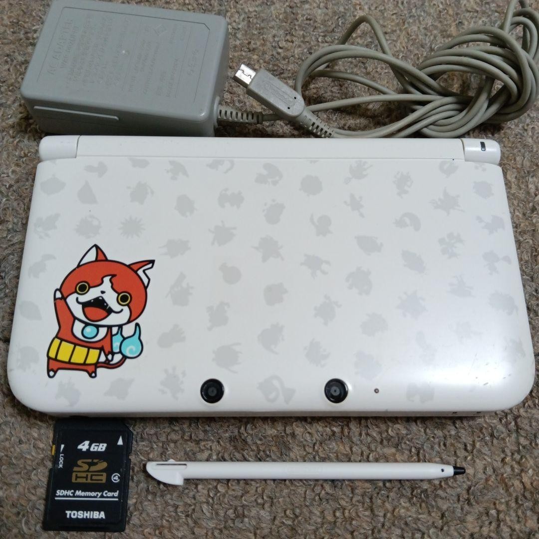 Nintendo 3DS LL Yokai Watch Jibanyan Limited Edition with Touch Pen and Cable