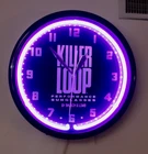 KILLER LOOP Bausch & Lomb sunglasses vintage advertising neon wall clock