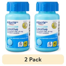Equate Maximum Strength Sennosides USP Laxative Tablets 25 mg 90 Count,2 Pack...