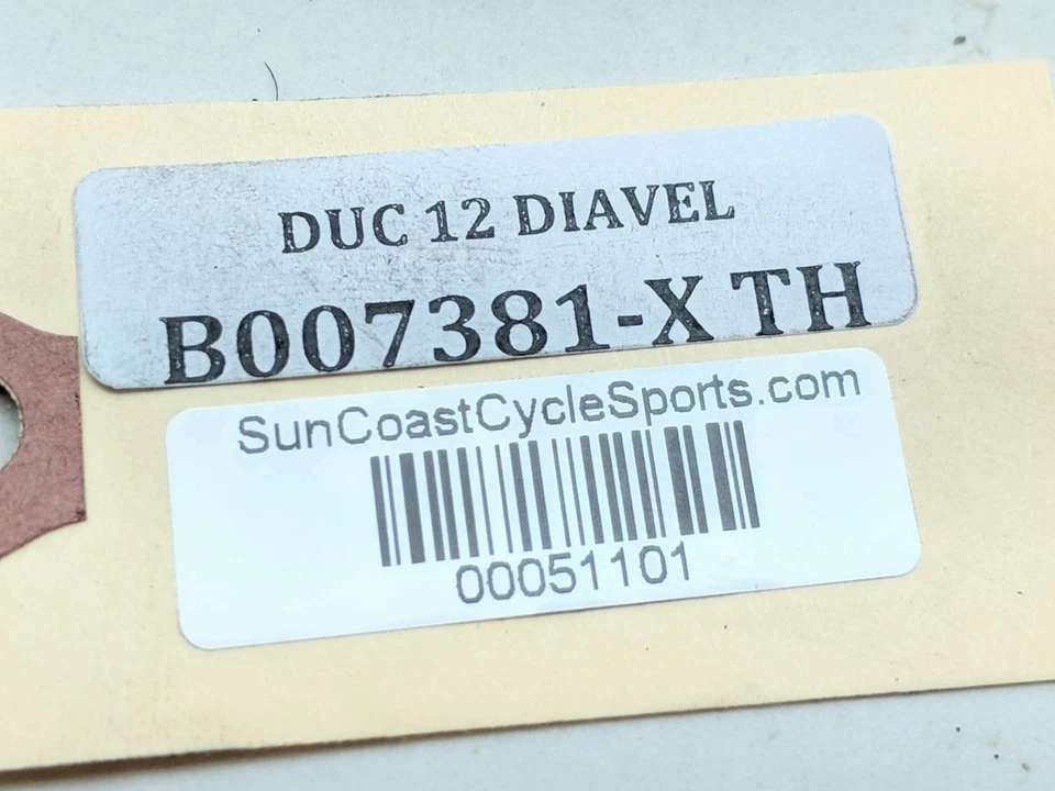 12 Ducati Diavel Exhaust Heat Shield Cover 46014611B - Image 4 of 4