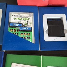 Lot of 7 Vintage Intellivision Games 1979-81 All In Original Box Good Condition