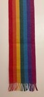 GLEN PRINCE 100% LAMBSWOOL WINTER SCARF~RAINBOW STRIPED~LGBQT~GAY PRIDE~SCOTLAND — photo 1