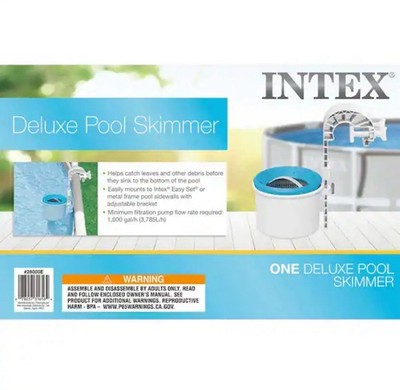 Intex Deluxe Wall-Mounted Swimming Pool Surface Automatic Skimmer 28000E